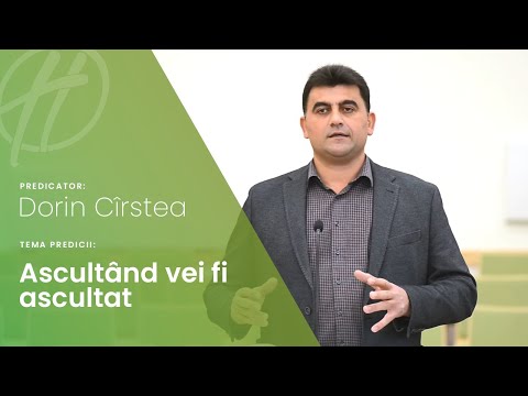 Ascultând vei fi ascultat | Dorin Cîrstean | Speranța Linz