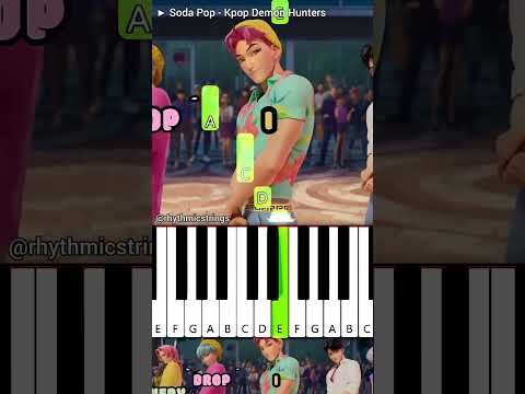 Soda Pop (Kpop Demon Hunters) | Easy Piano Tutorial #shorts #netflix