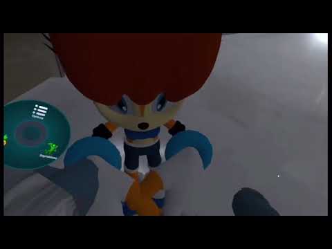 How did this happen?!: Tommy turned into a werehedgefox! (VRChat)