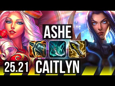 ASHE & Seraphine vs CAITLYN & Neeko (ADC) | 13/2/14, Legendary | KR Diamond | 25.21