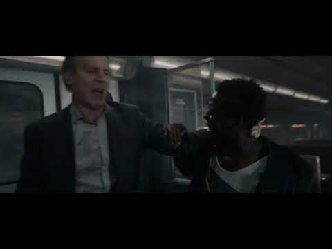 Liam Neeson Awesome One Take Fight Scene - The Commuter