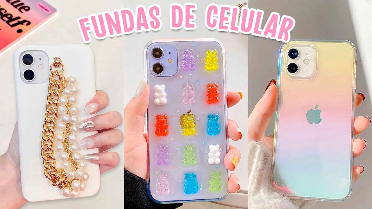 TRANSFORMA TU CELULAR!! Fundas caseras, bonitas y aesthetic! Decora tu telefono movil facil