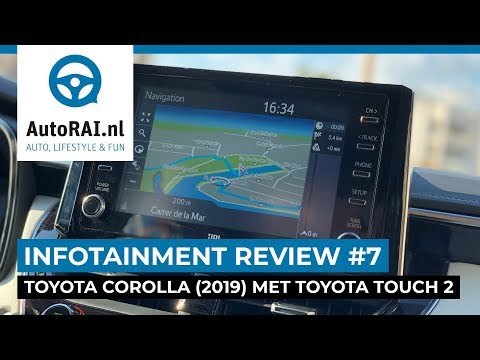 Toyota Corolla (2019) met Toyota Touch 2 - Infotainment Review #7 - AutoRAI TV