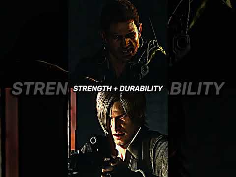 Chris Redfield vs Leon S. Kennedy (All Versions) #shorts