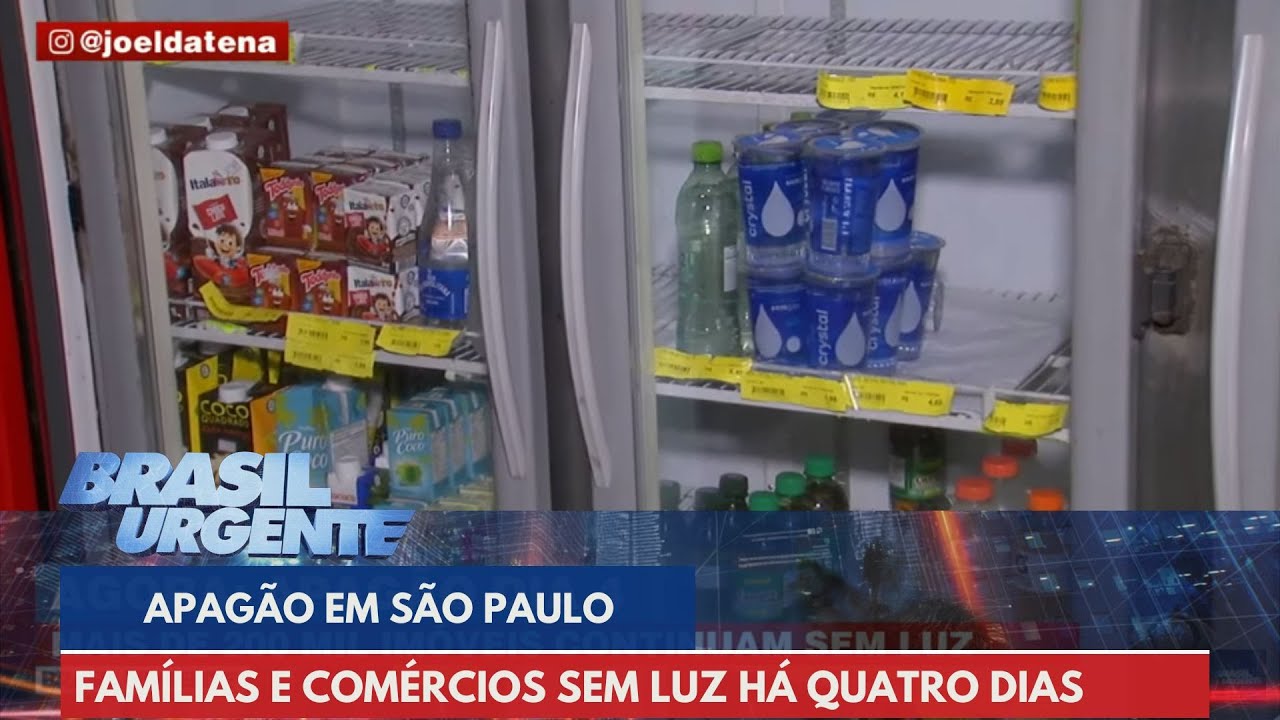 Apagão em São Paulo: ao menos 200 mil imóveis continuam sem luz | Brasil Urgente