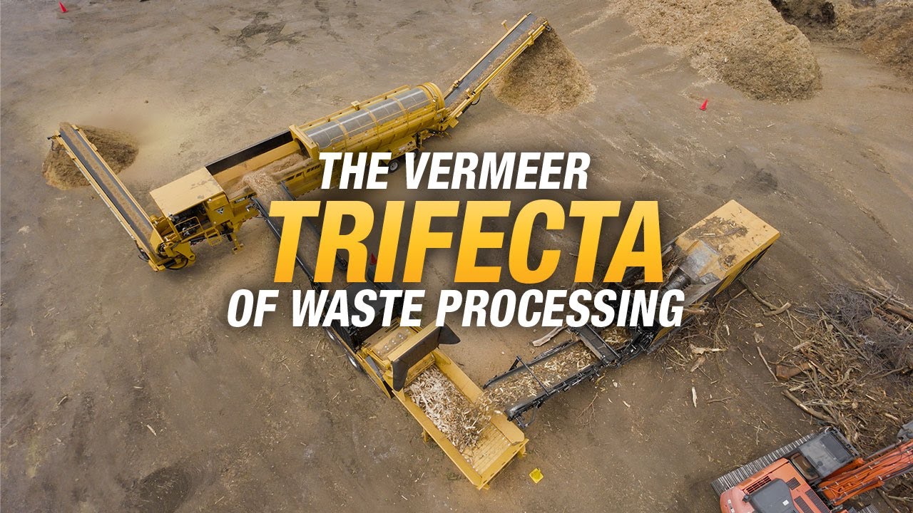 Tackle wood waste processing with the complete Vermeer equipment lineup