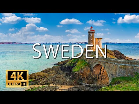 FLYING OVER SWEDEN (4K UHD) - Relaxing Music Along With Beautiful Nature Videos - 4K Video Ultra HD