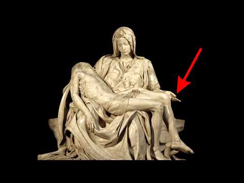 Nobody Noticed Michelangelo Hid Something In The Palm Of The Virgin Mary