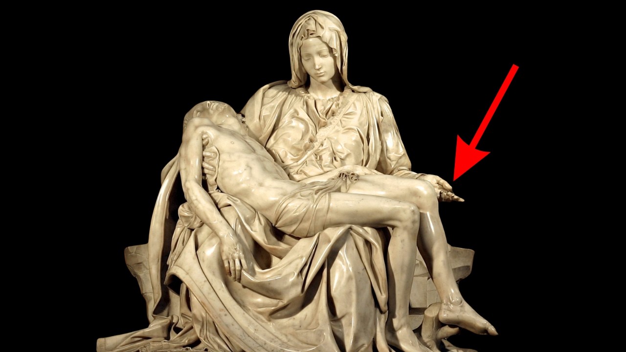 Nobody Noticed Michelangelo Hid Something In The Palm Of The Virgin Mary