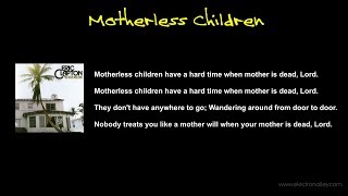 Eric Clapton - Motherless Children