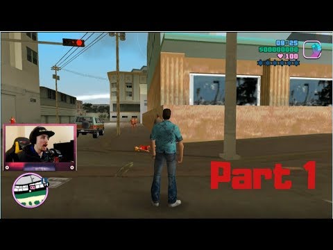 Grand Theft Auto Vice City Walkthrough Gameplay Part 1 - ChildHood Was Lit (GTA Vice City)