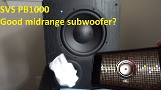 Video thumbnail for SVS PB1000: Good midrange home theater subwoofer? by TechAddict