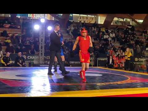 2° Round semifinale Light Sanda maschile 15 - 17 anni -65 kg perso da Mirko (rosso)