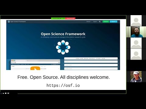 Open Science Framework for Reproducible Research