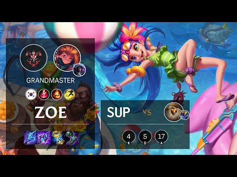 Zoe Support vs Bard - KR Grandmaster Patch 11.17