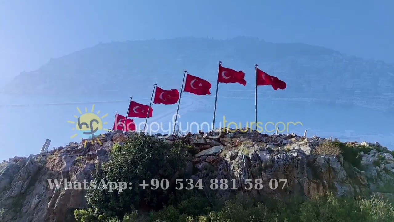 Alanya Tour ab Side | Komfortabler Tagesausflug mit Happy Funny Tours