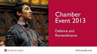2013 Chamber Event full video | House of Lords