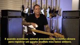Video thumbnail for Chris Aiken e seu Fender® Squier Precison Bass Signature by Pride Music Shop