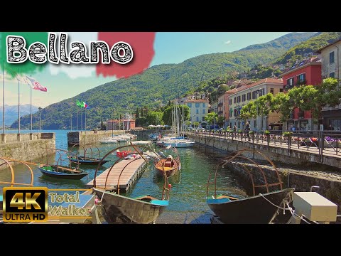 Scenic Walk Through Bellano, Italy  Stunning 4K Tour Along Lake Como’s Shores