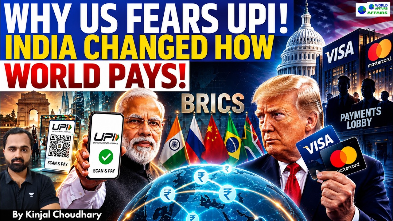 UPI Turns 10! Why Is AMERICA Nervous? BRICS Summit & De-Dollarization - UPI To Go GLOBAL | Kinjal