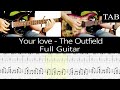 YOUR LOVE - The Outfield: FULL guitar cover + TAB