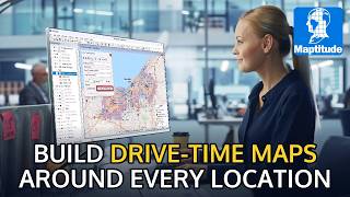 How to Create Drive-Time Rings in Maptitude