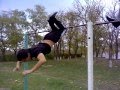 Street workout in Prudy. МНОГО элементов на турнике. 