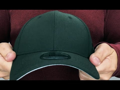 New Era TONAL 39THIRTY-BLANK Black Flex Fitted Hat