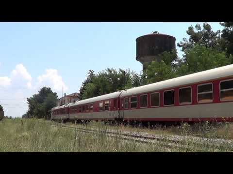 Greek trains, AEG DMU 2000N IC on local train 3520/3521