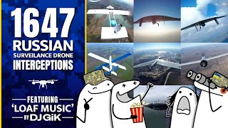 1647 russian surveillance drones intercepted by Ukrainian FPVs Apr 2024 - Apr 2025