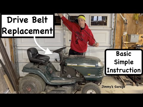 How To: Lawn Tractor Drive Belt Replacement