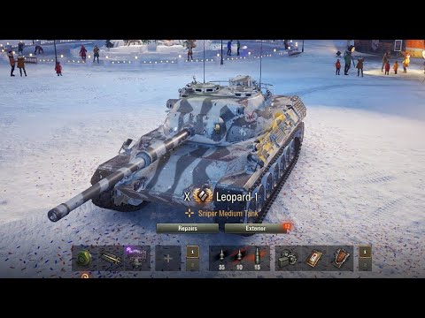 Leopard 1   4,1k dmg, 2 kills