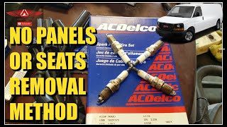 2010 GMC Savana Or Chevy Express Van Spark Plugs And Wire Set Replacement