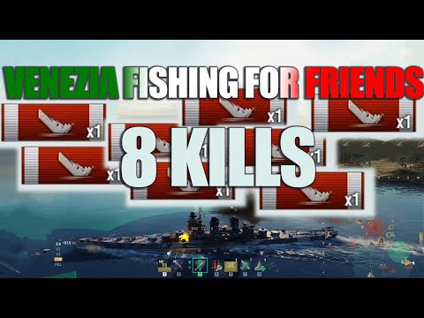 How To | Venezia | 8 KILLS | fishing for friends | World Of Warships