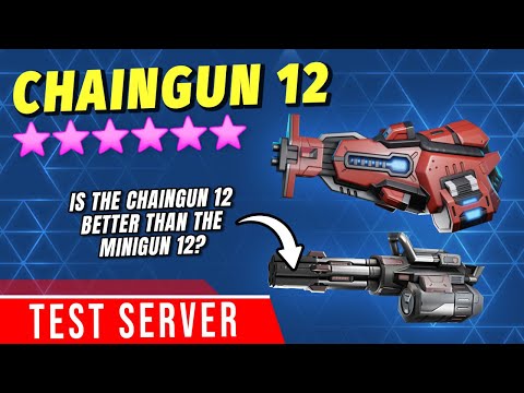 Chaingun 12 - Can it compare to the Minigun 12? | Mech Arena
