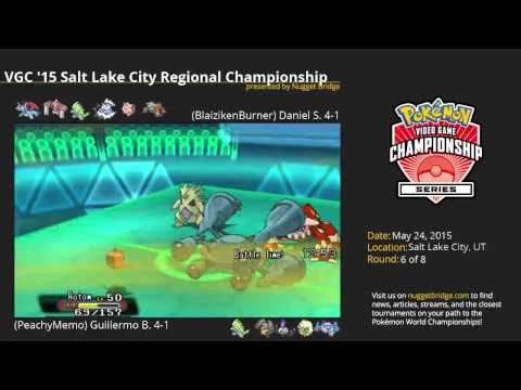 VGC' 15 Salt Lake City Regional Round 6 - Guilermo B. (PeachyMemo) vs Daniel S. (BlazikenBurner)