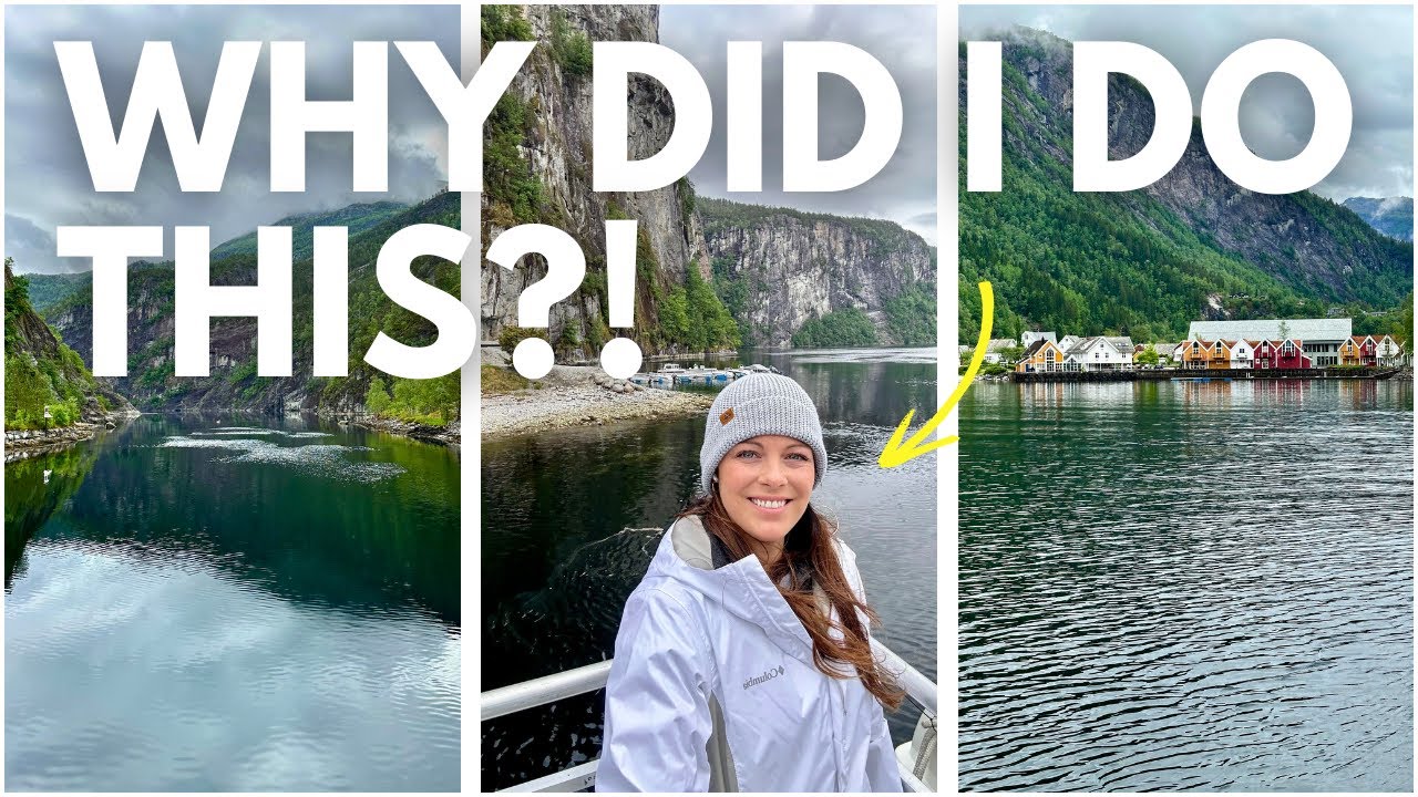 An adventurer takes a scenic Fjord Cruise from Bergen.