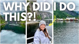 I took a scenic fjords cruise in Bergen, Norway | Norwegian Prima 10-Day Solo Cruise!