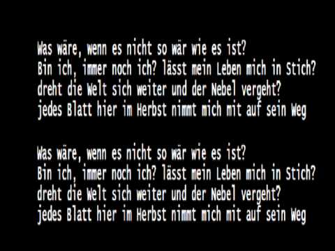 Remagin feat. Chillz - Jedes Blatt im Herbst Lyrics