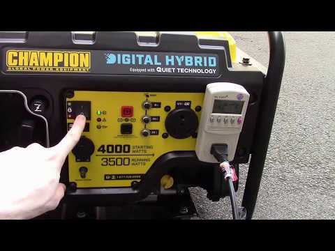 Champion 3500/4000 watt digital hybrid inverter generator
