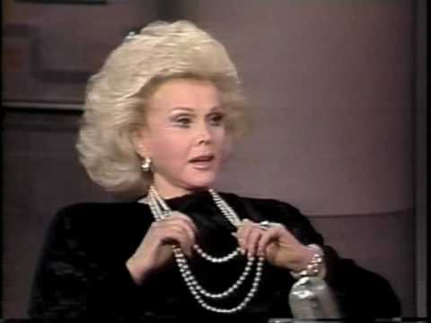 Zsa Zsa Gabor on Letterman, February 11, 1987