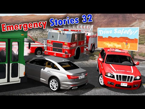 Emergency Stories 31 - "Rock Avalanche" BeamNG.Drive [Short Stories]