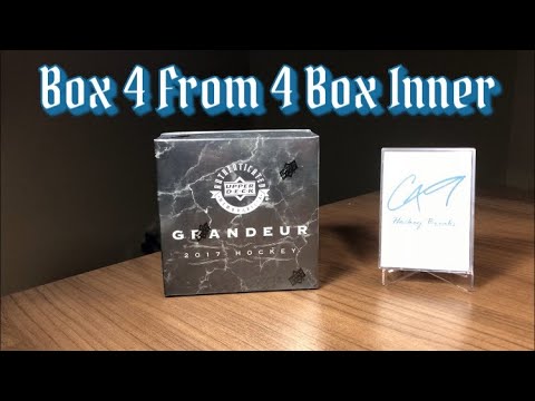 2017 Upper Deck Grandeur Hockey Coin #6 - Fourth and Final Box From The Inner Case of Four