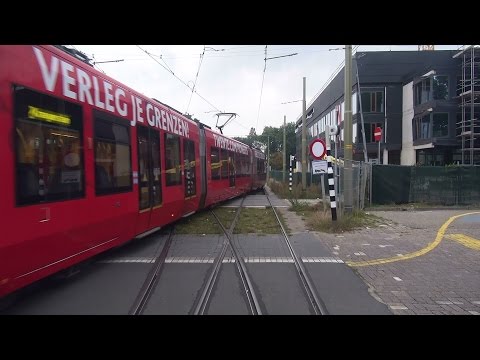 HTM RandstadRail 2 Kraayenstein - Leidschendam Leidsenhage via keerlus van Laan van NOI