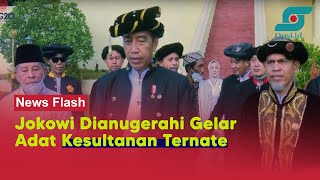 Kini Jokowi Dianugerahi Gelar Adat Kesultanan Ternate