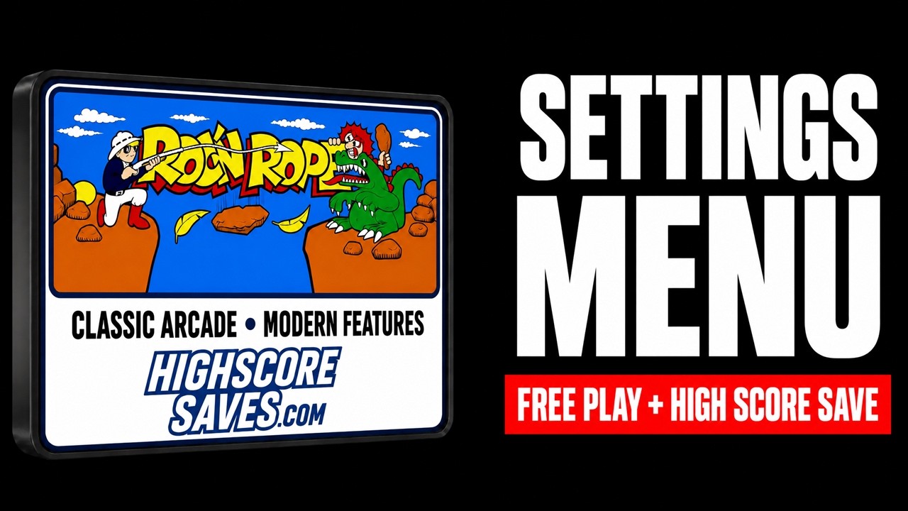 Roc ’n Rope settings menu video guide