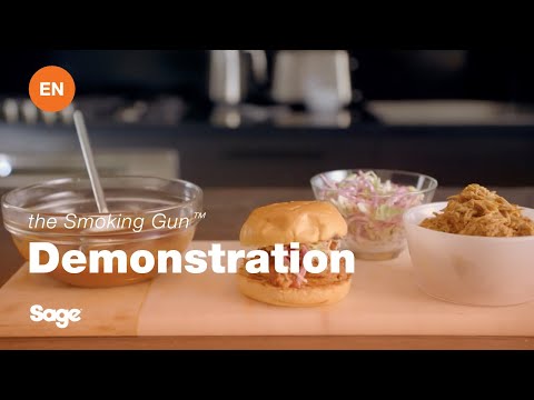 The Smoking Gun™ | The perfect, smoky BBQ sauce for your pulled pork burger | Sage Appliances EN