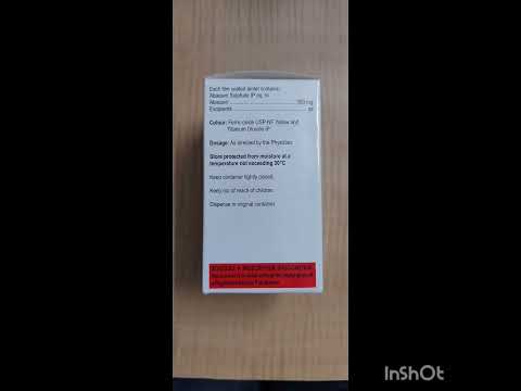 Abavir ( abacavir 300) tablets, 300 mg