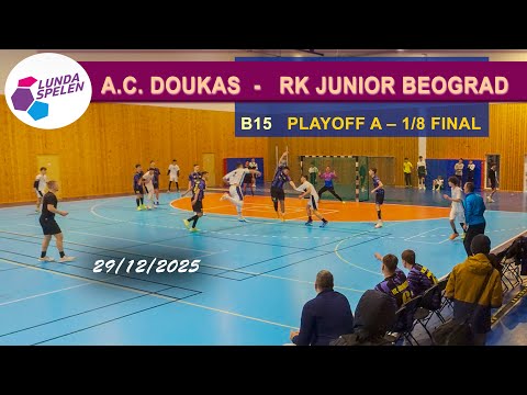 A.C. DOUKAS  -  RK JUNIOR BEOGRAD  (B15)