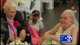 ABC7 - Couple Married for 75 Years Renews Vows at Poughkeepsie Nursing Home - August 1, 2016